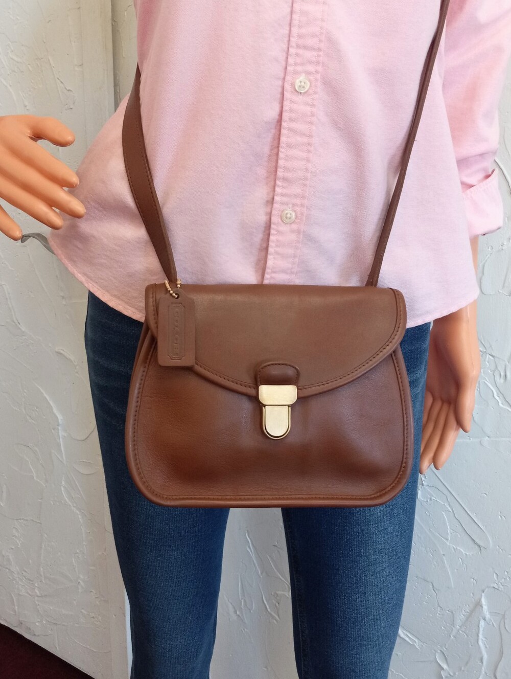 Coach Gilford Crossbody Bag, 1992, British Tan, Camden Classics Collection